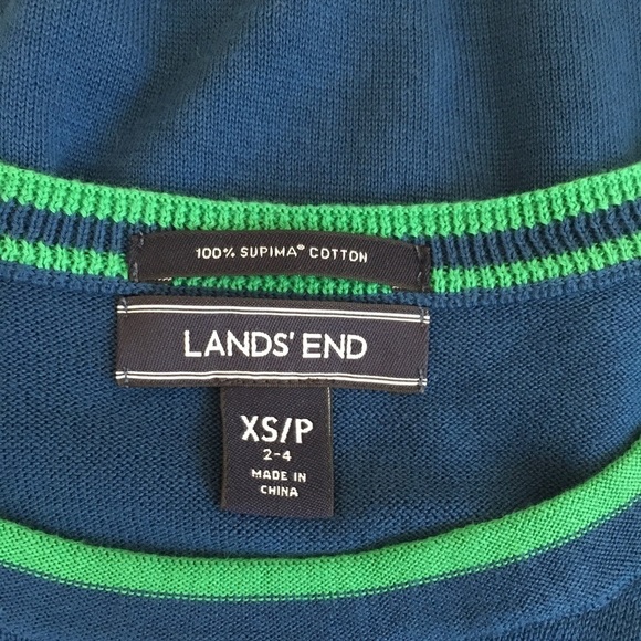 LAND’S END Dapper Dog Cotton Crewneck Sweater Size XSP - Picture 6 of 12
